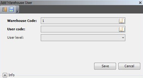 Add Warehouse User