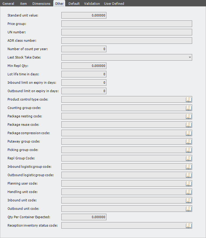 add item other tab