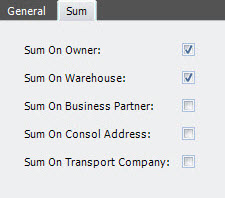 add owner and container type sum