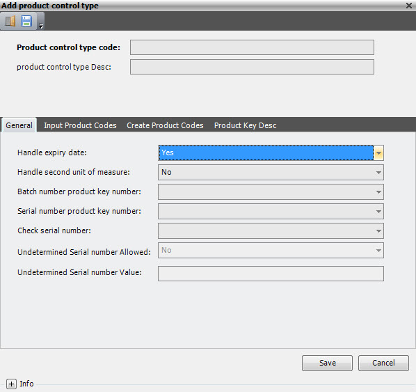 add product control type